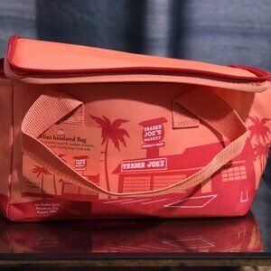 Trader Joe's Mini Insulated Bag - Orange/Peach